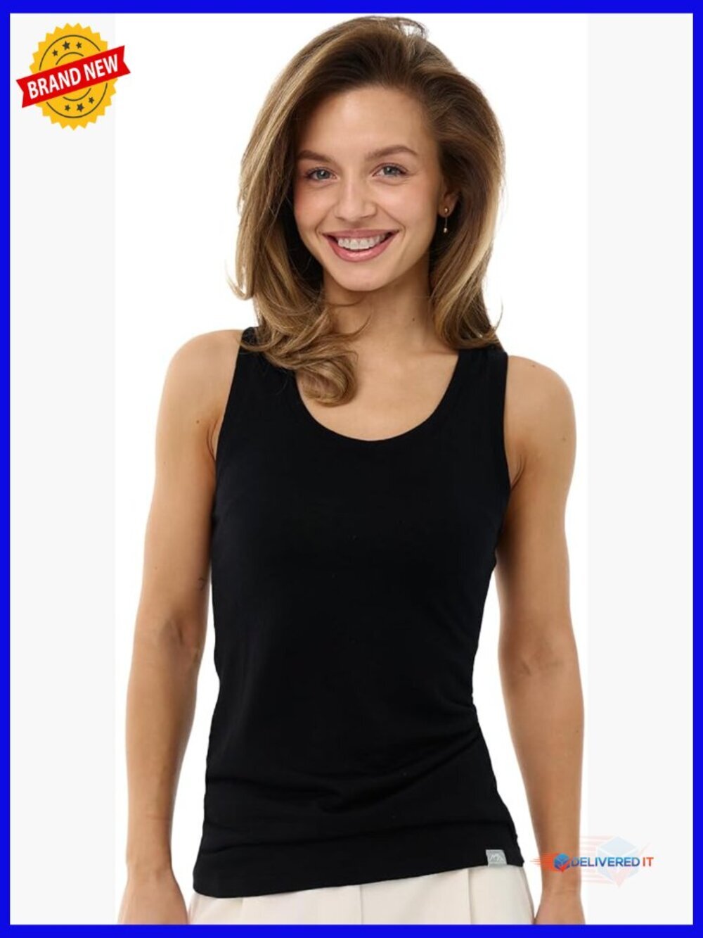 Merino Wool Tank Top Women Active Undershirt Breathable Base Layer Lightweight
